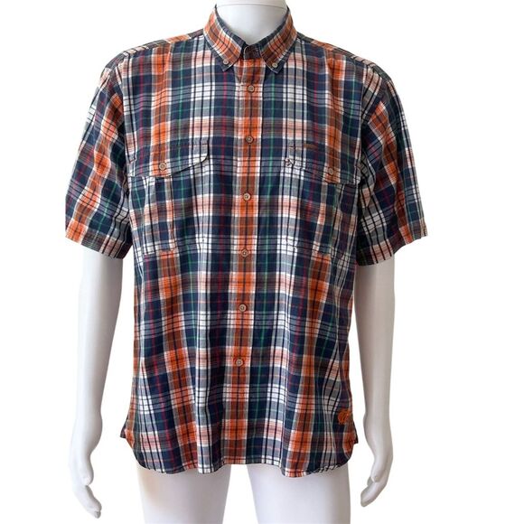 Madison Creek Men's Plaid Short Sleeve Button-Up Shirt Size L Multicolor - Picture 6 of 9